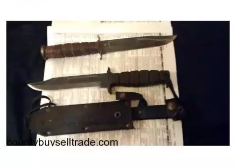 old combat knives