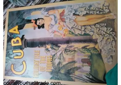 vintage Cuban poster