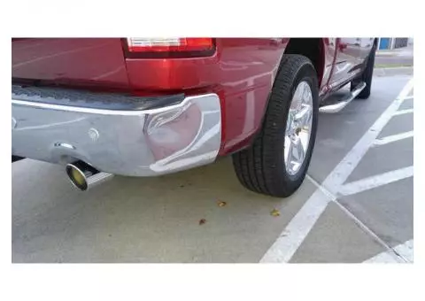 2014 Dodge Ram chrome rear bumper